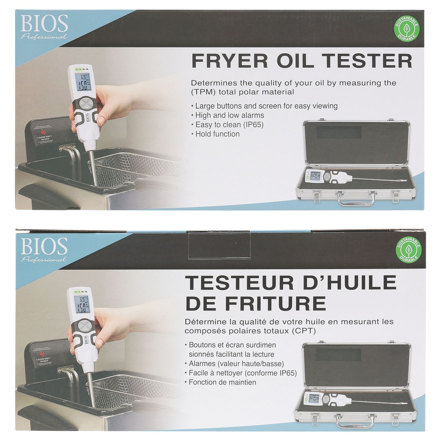 Testeur d’huile de friture de BIOS Professional