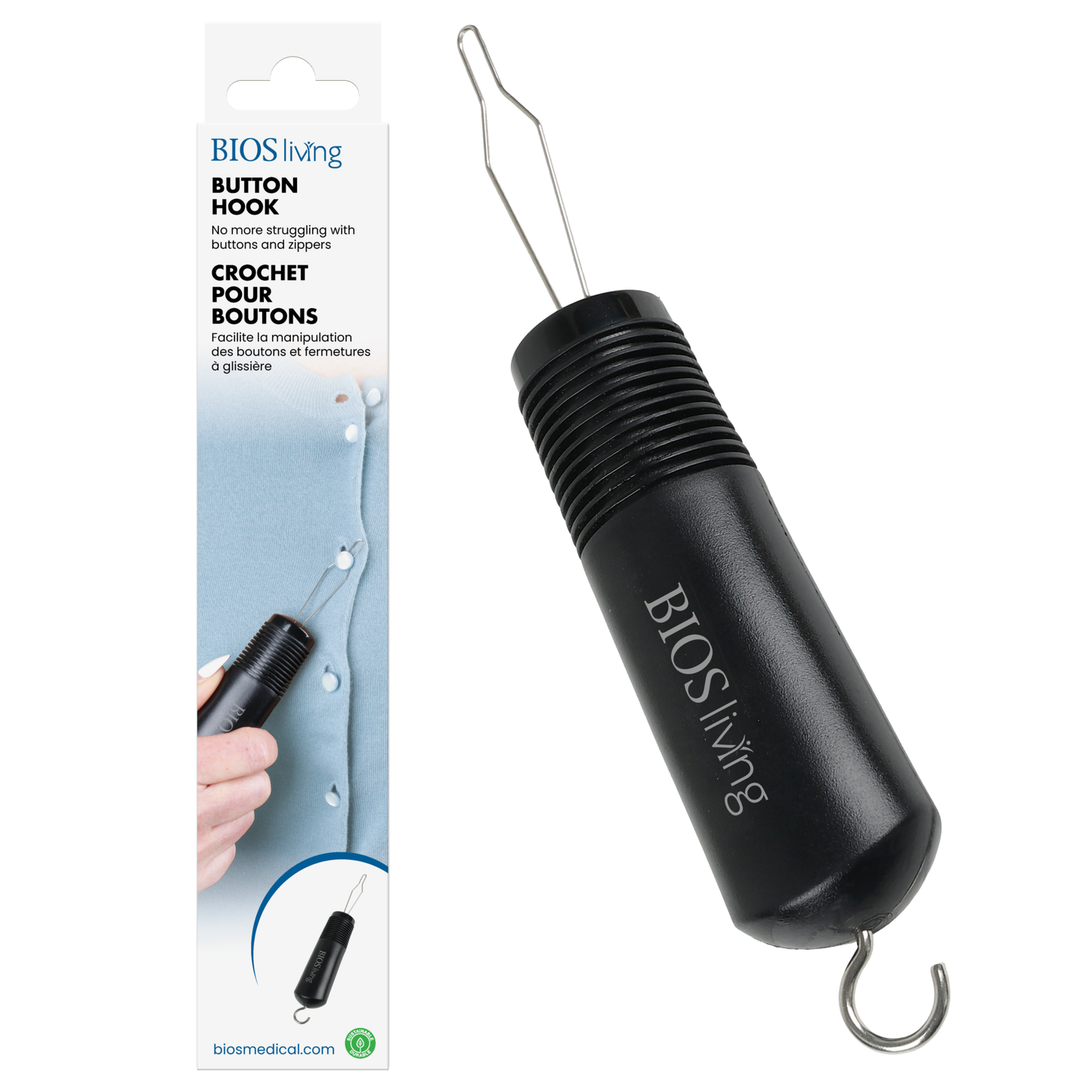Button Hook & Zipper Pull
