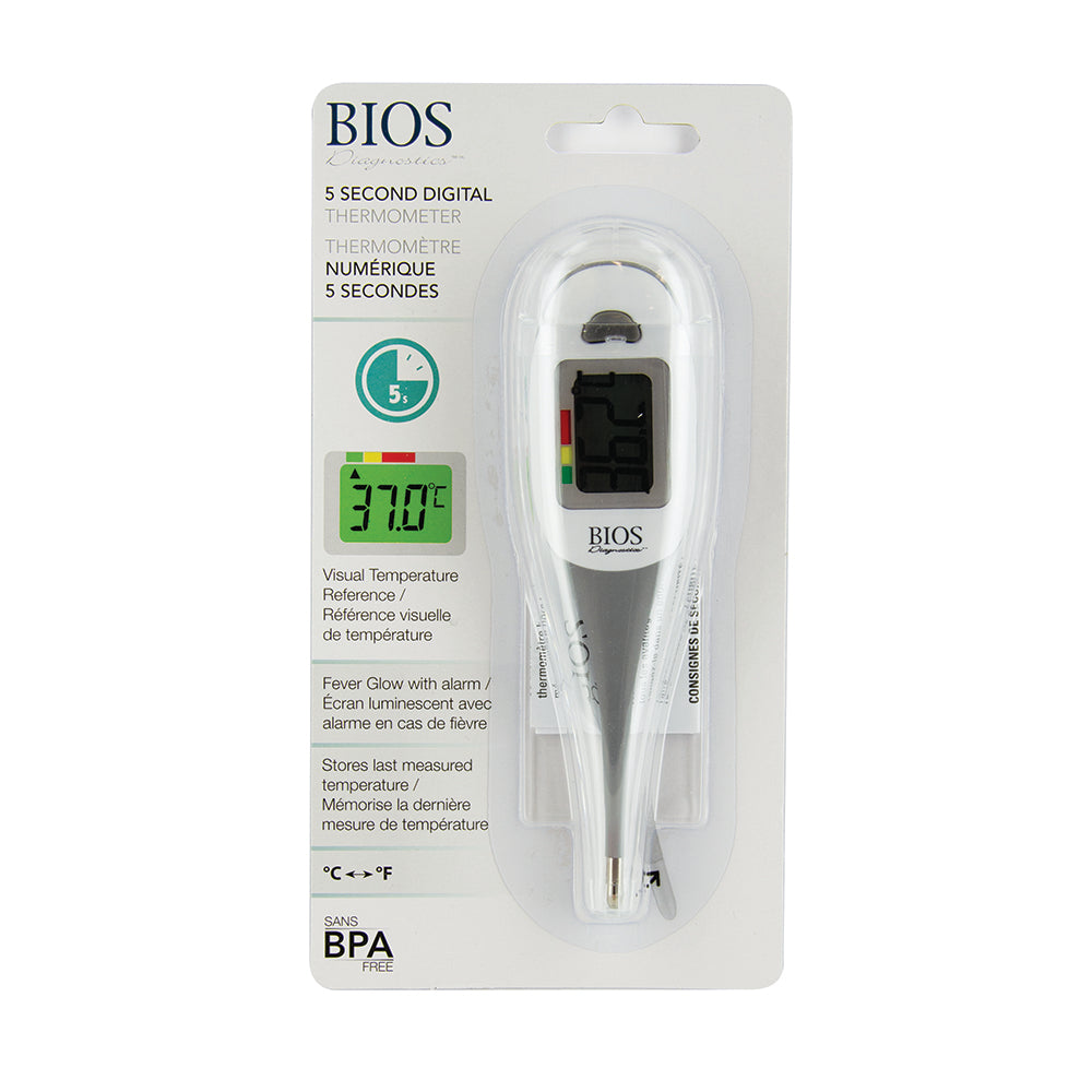  5 Second, Thermometer with Fever Glow
