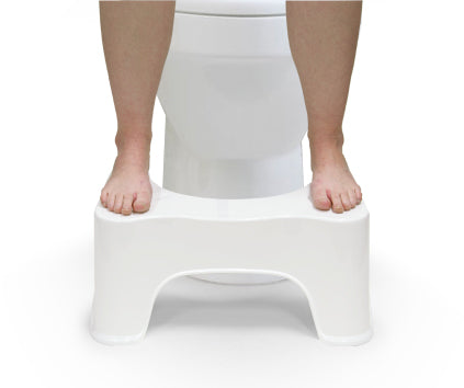 Repose-pieds pour la toilette
